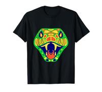 Tête de Serpent en colère aux Couleurs Vives T-Shirt