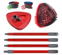 Tête de Serpillière Remplaçable Compatible avec Vileda Turbo EasyWring 2-en-1 Spin Mop , Couvercle de Tête de Serpillière Rotative Triangulaire, Remplaçant pour Accessoires de Serpillière à Essorage