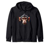 Tête de Singe Animaux Sauvages Jungle Art Sweat à Capuche