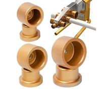 Tête de soudage à chaud,3 pièces têtes pour tuyaux métalliques | Soudeur anti-adhésif et anti-blocage pour joint de tuyauterie outil hydraulique domestique