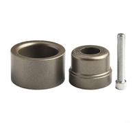 Tête de soudage de tuyau PPR 40 mm 50 mm 63 mm Outil de fusion à chaud Ensemble de matrices pour tubes PPR Water HDPE Douille pour soudeur à fusion mâle et femelle Paire argentée (40 mm)