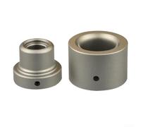 Tête de soudage de tuyau PPR compatible avec soudeur à chaud pour douille de tube Fusion 20/25/32 mm Tête de matrice en métal pour tuyaux PPR et PEHD pour tubes (25 mm)