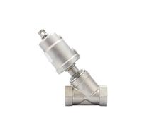 Tête de soupape à siège incliné, filetée en acier inoxydable for vapeur, gaz, pétrole Résistance à haute pression(G1 1/2)