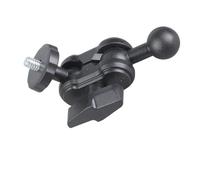 Tête de sphère en polystyrène de 17 mm, Lien tournant, 1/4 Pied boulonné pour étudiant, caméra d'action cohérente, téléphone, Voiture, Moto, Support de caméra pour Moto