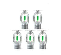 Tête de sprinkler suspendue en bronze à 93 degrés, 1/2" DN15, for la protection des écoles, gymnases et espaces publics(Down type(5PCS))