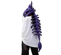 Tête de squelette de dinosaure pour enfants et adultes - En coton PP doux - Accessoire de cosplay - Accessoire d'Halloween - Fête à thème