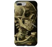 Tête de Squelette Vincent Van Gogh avec Une Flamme Coque pour iPhone 7 Plus/8 Plus