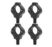 Tête de Support Magnétique pour Canne à Pêche, Lot de 4 Pièces Réglables en Noir, pour Repose-canne Automatique et Pêche Stationnaire, Accessoire de Pêche Pratique