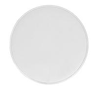 Tête de tambour 10 pouces, couleur blanche réticulée, insonorisant, Film Polyester métallique, tête de caisse claire