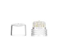 Tête de tampon à micro-aiguille de rechange compatible avec Glov Beauty Glov Pro, Hydra Needle 20, ALPHAINFUSE AI-200, Qure Micro Infusion System - Raccord fileté en verre