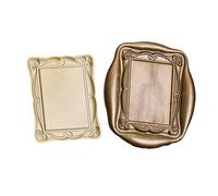 Tête de tampon de cire à cacheter pour sceau, enveloppe, invitation, scrapbooking, cadre photo, tête de rechange pour cartes, laiton massif