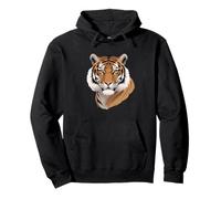 Tête de Tigre stylisée - Illustration Animale Sweat à Capuche