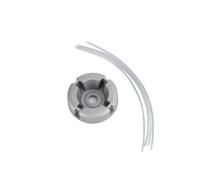 Tête de tondeuse à gazon universelle en alliage d'aluminium avec fil de coupe en acier et nylon, pièces de rechange for tondeuse à gazon(4pcs Line set)