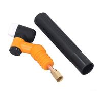 Tête de torche de soudage TIG, rotation à 360 °, refroidissement par air, laiton, plastique, compatible avec WTR17 pour un accès multidirectionnel dans la fabrication d'ateliers structurels