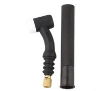 Tête de torche de soudage TIG WP-17F flexible 150 A refroidie par air pour série Weldcraft SR-17F - Haute teneur en cuivre - Poignée en polymère robuste