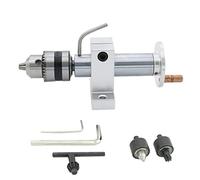 Tête de tour multifonction avec mandrin - Accessoire de bricolage pour mini tour - Outil de travail du bois