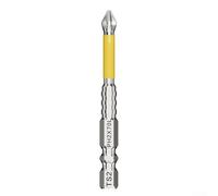 Tête de tournevis électrique PH2 avec design magnétique antidérapant en croix pour une installation fiable de vis (70 mm)
