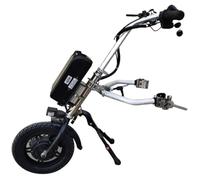Tête de traction pour volant sport Kit Motorisation Fauteuil Roulant Avec Port De Chargement Usb,Double Frein/Marche Arrière/Régulateur De Vitesse,Autonomie De 65Km,Roues De 12'',Écran Lcd,D