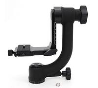 Tête de trépied panoramique à 360° - Tête de trépied professionnelle en alliage d'aluminium haute performance - Tête de cardan professionnelle robuste en métal et aluminium - Pour téléobjectif