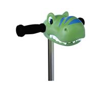 Tête de trottinette dinosaure vert TU