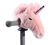 Tête de trottinette en acrylique collection SOFT ANIMALS licorne rose