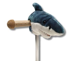 Tête de trottinette en acrylique collection SOFT ANIMALS requin