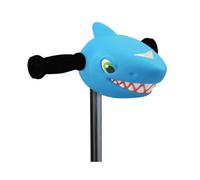 Tête de trottinette requin bleu clair TU