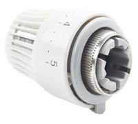 Tête de vanne de radiateur thermostatique de remplacement M30x1,5, actionneur ABS + PC avec plage de température de 6 à 28 °C for le contrôle du chauffage central, convient aux corps de vanne M30x1,5