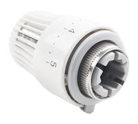 Tête de vanne thermostatique de rechange M30 x 1,5, actionneur ABS + PC, plage de température 6 à 28 °C, s'adapte aux corps de valve M30 x 1,5, contrôle du chauffage central