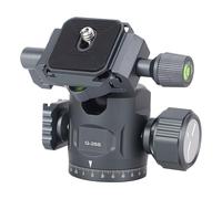 Tête de Vidéo de Cardan Panoramique, Tête de Trépied Amortissant avec Plaque de Libération Rapide, Rotation à 360 °, pour Le Caméscope DSLR, Chargement jusqu'à 12 Kg