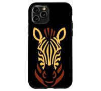 Tête de zèbre Illustration Safari Animal Coque pour iPhone 11 Pro