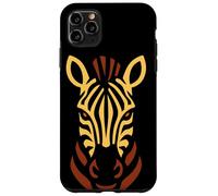 Tête de zèbre Illustration Safari Animal Coque pour iPhone 11 Pro Max