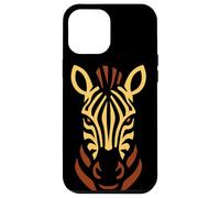 Tête de zèbre Illustration Safari Animal Coque pour iPhone 12 Pro Max