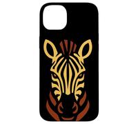 Tête de zèbre Illustration Safari Animal Coque pour iPhone 14 Plus