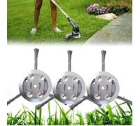 Tete Debroussailleuse Universelle,Nouveau Dispositif de Désherbage,Accessoires pour Débroussailleuse,Fil d\'acier Tête-3Pcs 3 Tête