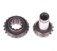 Tête d'engrenage de rechange bimétallique compatible avec plusieurs modèles de débroussailleuse et débroussailleuse à carburant (neuf dents)