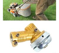 Tête d'engrenage de tondeuse à gazon en acier inoxydable pour arbres de 26 mm et 28 mm avec configuration de 7 ou 9 dents, avec mécanisme de refroidissement (26-9)