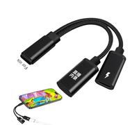 Tête D'enregistrement Sonore De Téléphone Portable Pour Captation Mobile - Accessoire D'enregistrement Sonore Interne Mobile Avec Convertisseur Chargeur | Filtre Acoustique Réduction du Bruit pour Nar