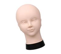 Tête d'entraînement réaliste en silicone pour extension de cils Microblading et massage du visage avec proportions idéales pour le massage de la peau