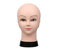 Tête d'entraînement réaliste en silicone pour extension de cils Microblading et massage du visage avec proportions idéales pour le massage de la peau