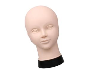 Tête d'entraînement réaliste en silicone pour extension de cils Microblading et massage du visage avec proportions idéales pour le massage de la peau