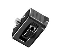 Tête d'extension à vis rétractable 1/4-20 - Construction en aluminium - Accessoire de caméra anti-déflexion - Outil de stabilisation de caméra de mouvement