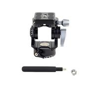 Tête d'extension d'amortissement hydrostatique professionnelle avec rotation complète et inclinaison fluide pour une prise de fluide vidéo fluide