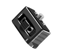 Tête d'extension rétractable 1/4-20 avec mécanisme de verrouillage anti-décalage et base en alliage d'aluminium pour supports d'appareil photo en aluminium