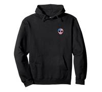 Tête d'extraterrestre - Drapeau américain Patriotique - I Love USA Left Chest Sweat à Capuche