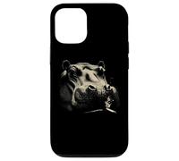 Tête d'hippopotame Gros Plan Animal Sauvage Africain Safari Animal Coque pour iPhone 12/12 Pro