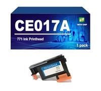 Tête d'impression 771 avec Puce Compatible avec Les Imprimantes pour HP Designjet Z6200, Z6600, Z6800 Et Z6810,CE017A-1 Pack