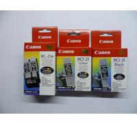 Tête d'impression Canon BC-21e + 2 cartouches BCI-21 C BK BC-21