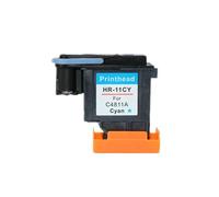 Tête d'impression Compatible avec HP 11 70 100 110 500 510 500PS C4810A C4811A C4812A C4813A, tête d'impression de Remplacement Designjet(1PC - Cyan)
