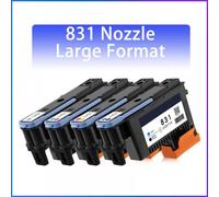 Tête d'impression compatible Compatible avec 831 modèles de latex CZ677A CZ678A CZ679A CZ680A Compatible avec une utilisation avec latex 110 115 310 315 330 335 360 365 370 560 570(1Set - 4 Pcs)